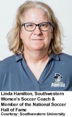 Linda Hamilton, Southwestern Coach, Member National Soccer Hall of Fame